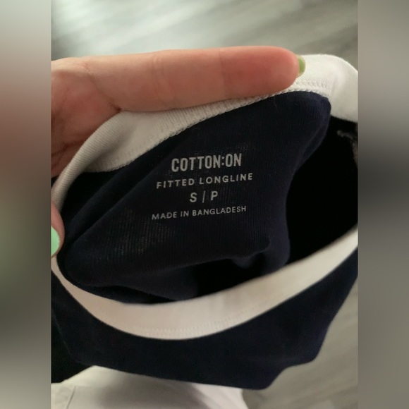 Dark blue baby tee - Picture 4 of 4